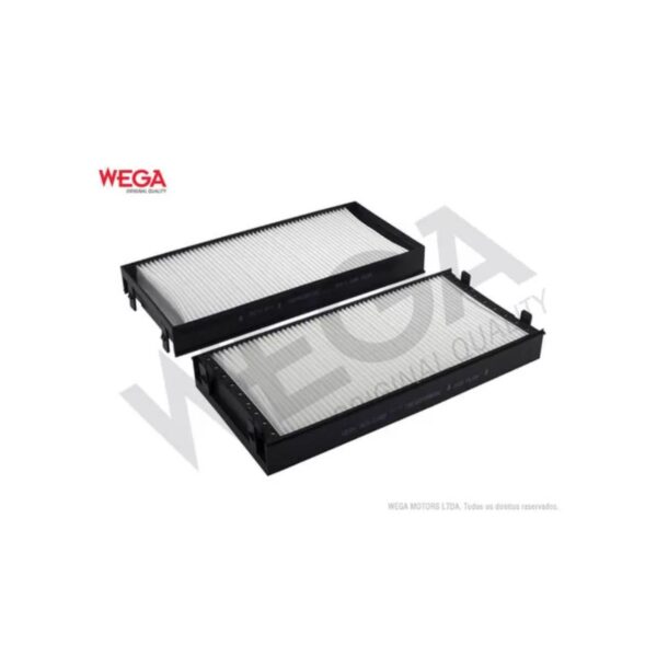 Filtro de Ar Condicionado Wega, BMW X5 30d 3.0 258 CV, 2015, BMW X5 4.8 V8 32V 355 CV, 2007 a 2010, BMW X6 35i Bi-Turbo 3.0i V6 24V, BMW X6 M Bi-Turbo Motor 4.4 V8 32V, 2010, Cód AKX1560 - Image 3