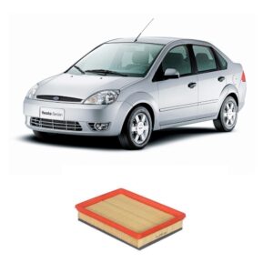 Filtro De Ar Do Motor Vox Fiesta 1.0 / 1.3 / 1.4 Motor Zetec 97, Currier 1.4 / 1.6 16v Zetec 1997 Cód:Hlp9603
