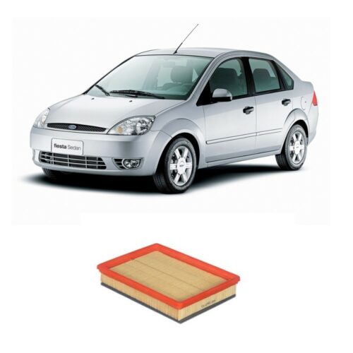 Filtro De Ar Do Motor Vox Fiesta 1.0 / 1.3 / 1.4 Motor Zetec 97, Currier 1.4 / 1.6 16v Zetec 1997 Cód:Hlp9603