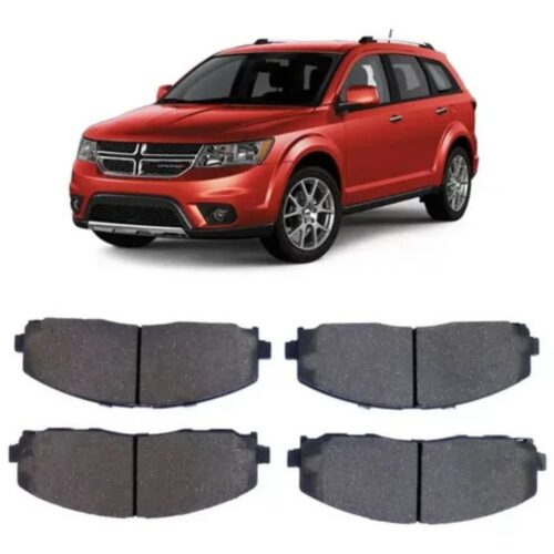 Kit de Pastilha de Freio Traseira Genuini, Dodge Journey, Chrysler, Freemont, 2.4, 3.5, 2009 em diante