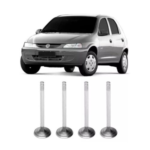 Kit Válvula de Escape Mahle, Chevrolet Onix, Celta, Corsa, 1.0, 8V, Flex, 2012 em diante, Cód VE0141576