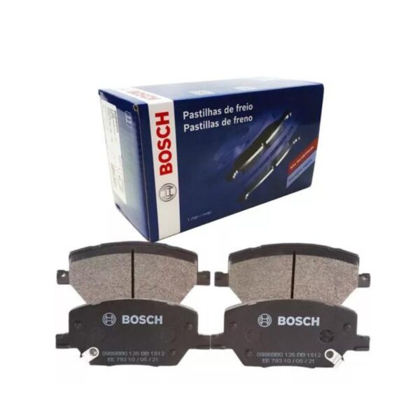 Kit de Pastilha de Freio Dianteira Bosch, Toro Freedom 1.8 Flex 4x2, 2016 em diante, Jeep Renegade Longitude 1.8, 2015 em diante, Compass Limited 2.0 4x2 Flex, 2017 em diante, Cód 0986BB0126 - Image 4