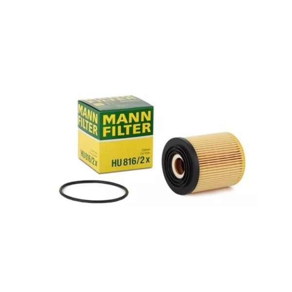 Filtro de Óleo Mann HU816/2X, Fiat Toro, Punto, Jeep Renegade, 1.6 1.8 16v, 2010 em diante