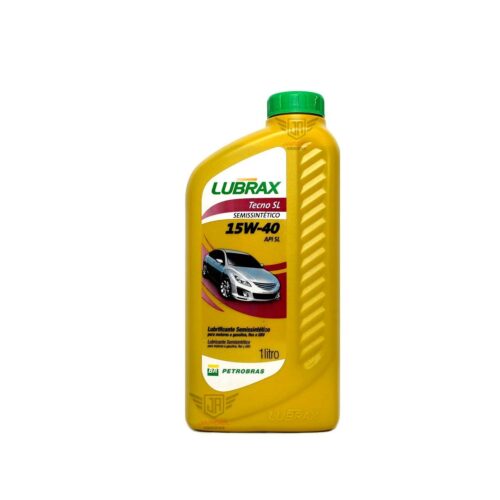 Óleo de Motor Lubrax Semissintético 15W40 APL Tecno SL – 1L (Gasolina, Flex e GNV)