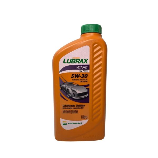 Óleo de Motor Lubrax Valora SN Plus 5W-30 Sintético - 1L