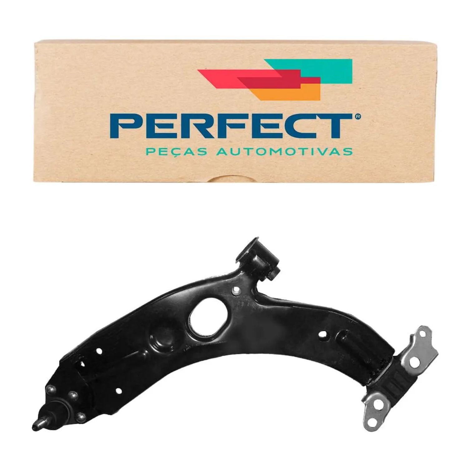 Bandeja Balanca Fiat Dianteira Mobi/uno (esquerdo) Perfect 2017/20 Com Pivo Lado Esquerdo - cód. BDJ9013 , FI311C5183437 - Imagem 2