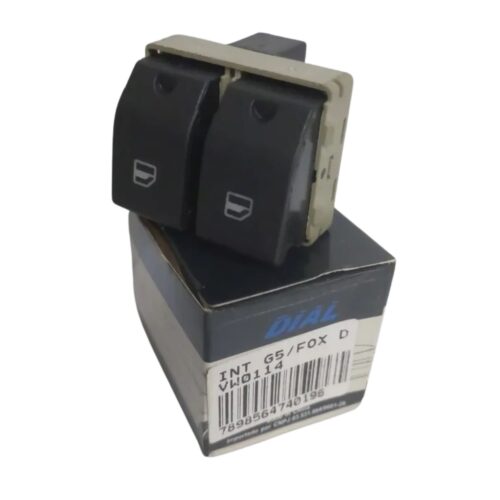 Botão Duplo Vidro Dianteiro Gol Fox Voyage Saveiro Original – cód. VW0114