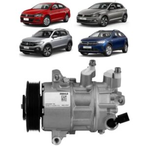 Compressor Ar condicionado Original VW MAHLE - Novo Polo / Virtus / T-Cross / Nivus - cód. 5Q0820803R