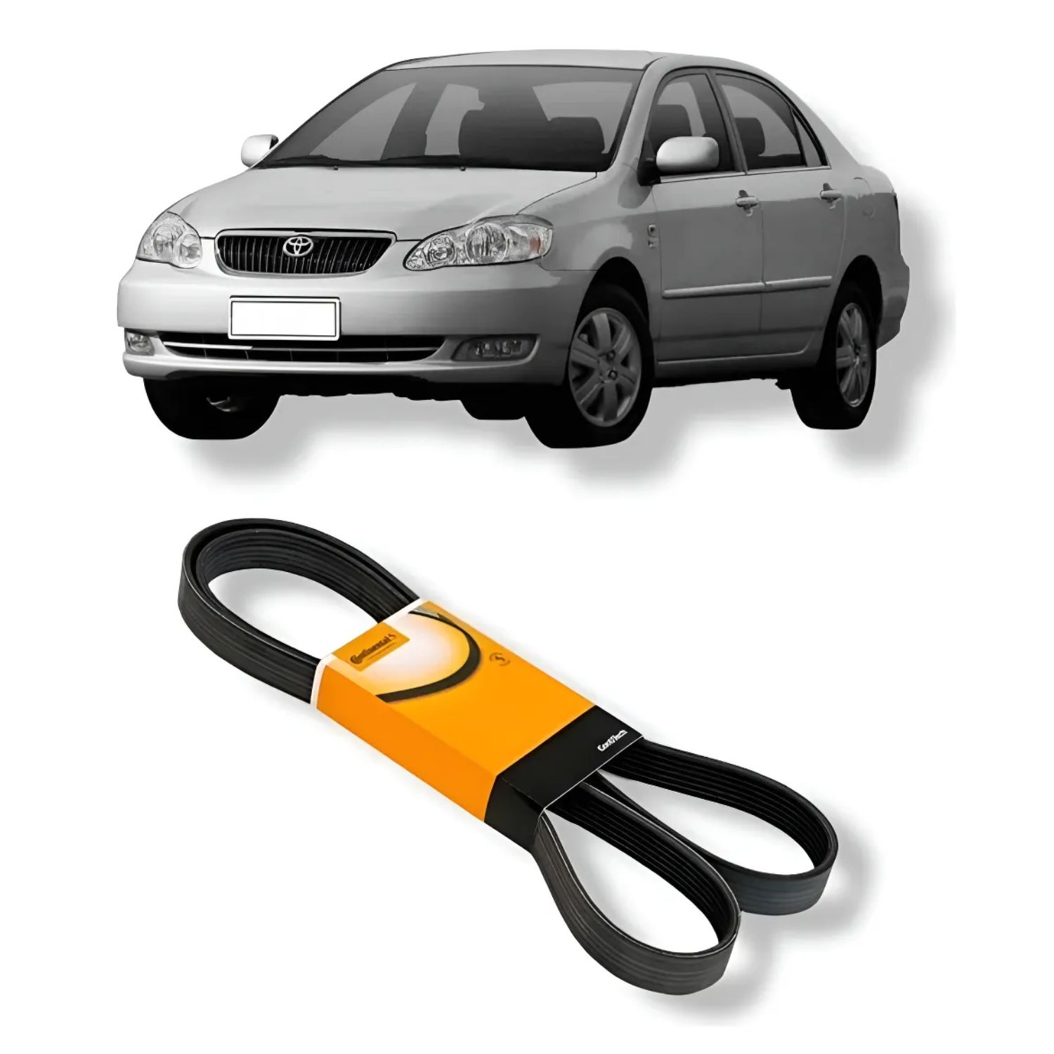 Correia Poly-v 6pk1930 Toyota Corola 1.8 16v 2004/06 Ford Ka Fiesta Courier 1997... - cód. 6pk1930