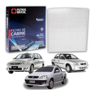 Filtro de Ar de Cabine Filtros Brasil FB705 Corsa FLEXPOWER Montana - cód. FB705.