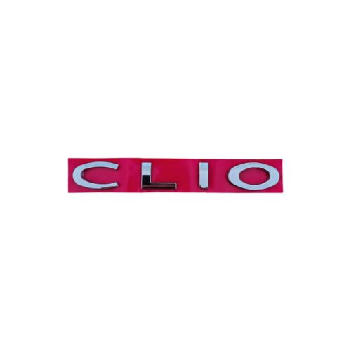 Emblema Letreiro Cromado Tampa mala Clio Renault 2013… Tampa Mala – cód. 10808